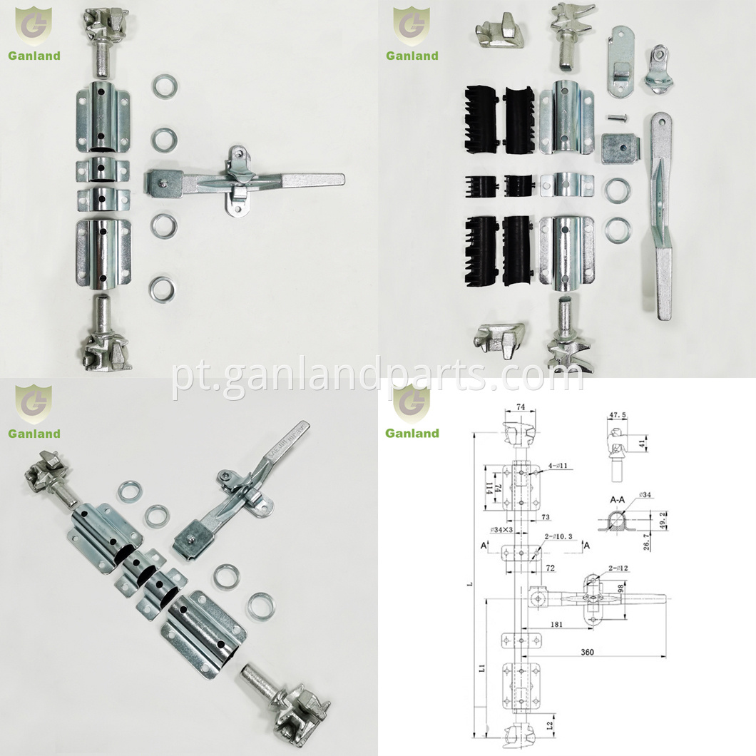 Cam Door Lock For Container